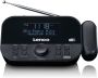 Lenco CR 615BK DAB+ en FM Radio met tijd projectie Dubbel alarm en Snooze functie Zwart - Thumbnail 3