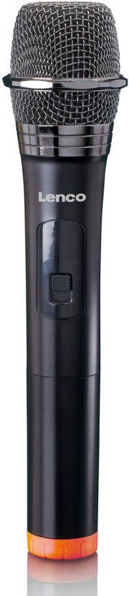 Lenco Draadloze microfoon met 6 3 mm ontvanger Zwart