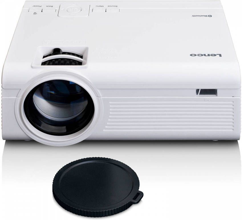Lenco LCD Projector met Bluetooth Wit