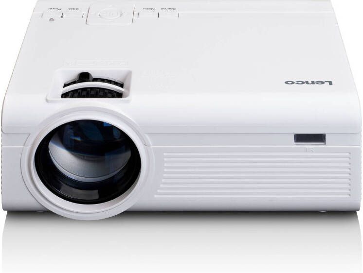 Lenco LCD Projector met hoge resolutie ondersteunt Full HD 1080P inhoud Wit