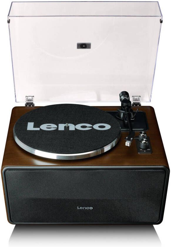 Lenco Platenspeler met ingebouwde speakers en Bluetooth Walnoot