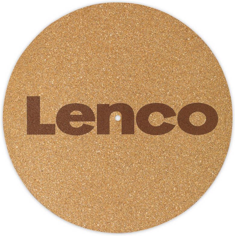 Lenco Platenspeler slipmat gemaakt van kurk Bruin