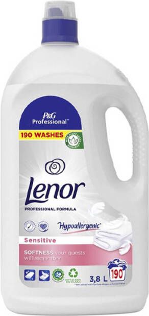 Lenor Wasverzachter Sensitive 190 wasbeurten 3 8 L