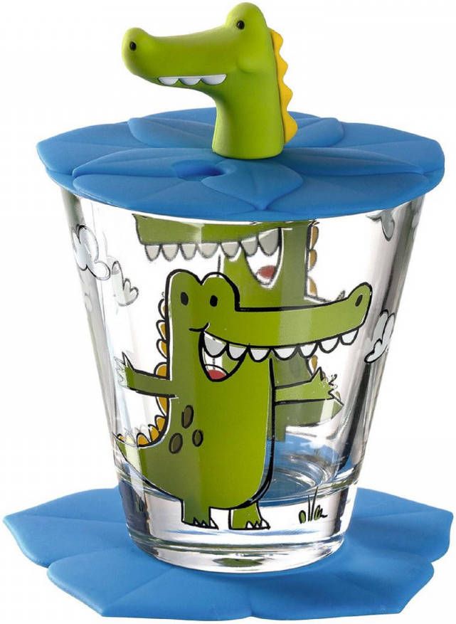 Leonardo Kinderglas Set Bambini Krokodil 215 ml 3-Delig