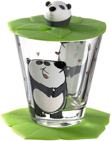 Leonardo Kinderglas Set Bambini Panda 215 ml 3-Delig