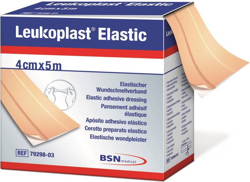Leukoplast Elastic Wondpleister 4cm x 5m