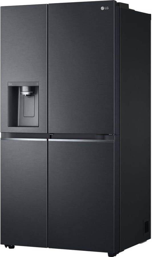 LG GSJV90MCAE Amerikaanse koelkast Water- en ijsdispenser Zwart