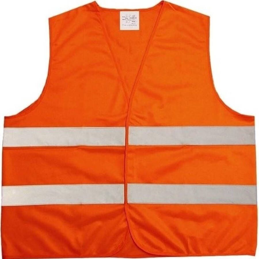 Lifetime 1x Neon oranje veiligheidsvest voor volwassenen Veiligheidshesje