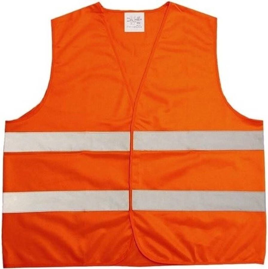 Lifetime 4x Neon oranje veiligheidsvest voor volwassenen Veiligheidshesje