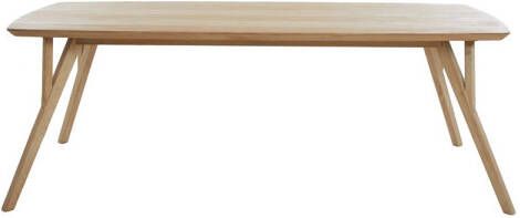 Light & Living Eettafel QUENZA 200x100x76cm Bruin