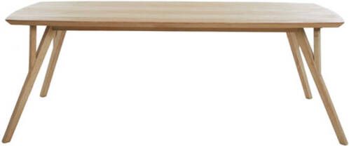 Light & Living Eettafel QUENZA 220x100x76cm Bruin