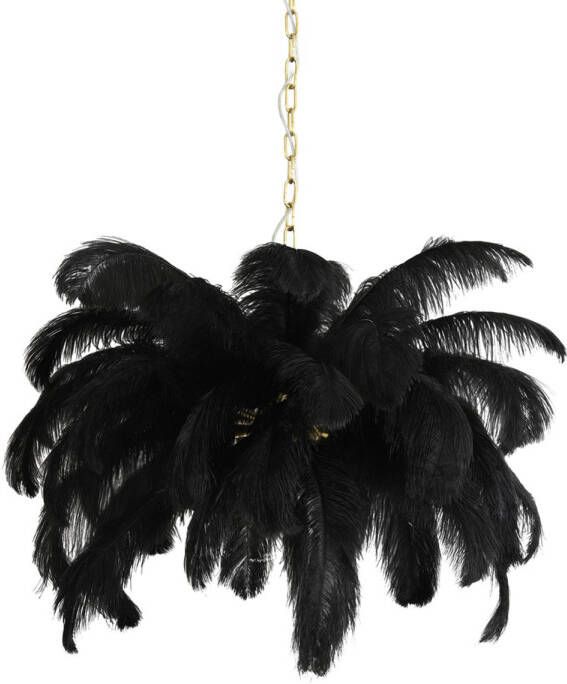 Light & Living Hanglamp 'Feather' Ø80cm kleur Zwart