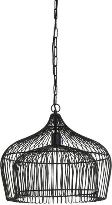 Light & Living Kristel zwart hanglamp (Hoogte: 39 cm)