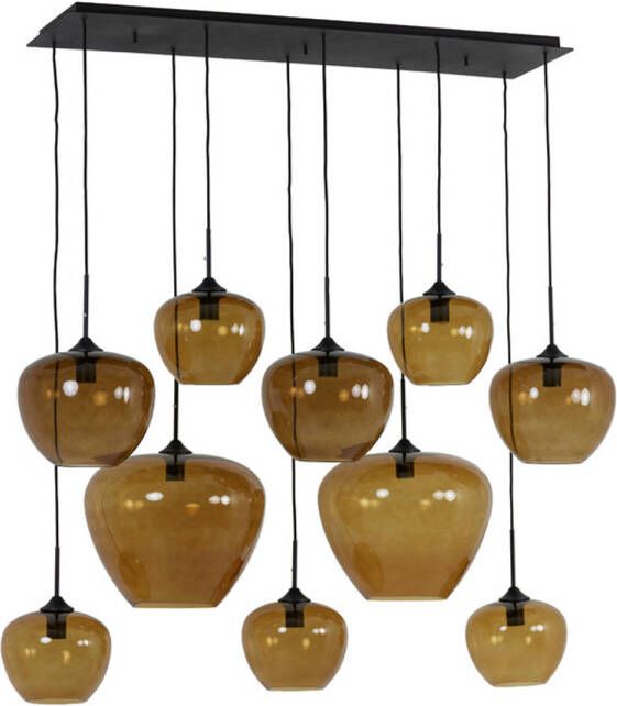 Light & Living Hanglamp 'Mayson' 10-Lamps kleur Bruin