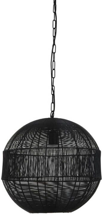 Light & Living Hanglamp 'Pilka' Ø45cm kleur Mat Zwart