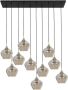 Light & Living Hanglamp 'Rakel' 10-Lamps kleur Antiek Brons Smoke - Thumbnail 1