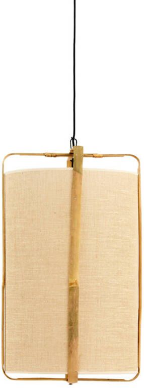 Light & Living Light&living Hanglamp Ø37x66 cm SENDAI zand+bamboe naturel