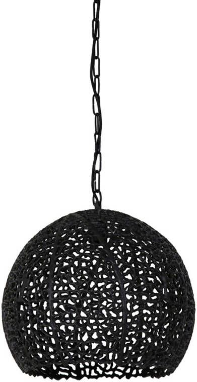 Light & Living Hanglamp Sinula Ø39cm Mat Zwart