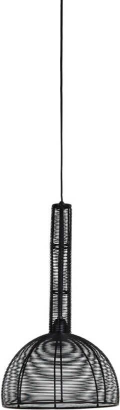 Light & Living Hanglamp Tartu 51cm hoog Mat Zwart