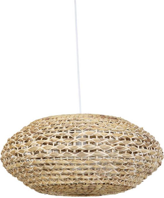 Light & Living Tripoli Hanglamp Rotan Naturel Wit Ø60x29 5cm