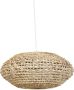 Light & Living Tripoli Hanglamp Rotan Naturel Wit Ø60x29 5cm - Thumbnail 1