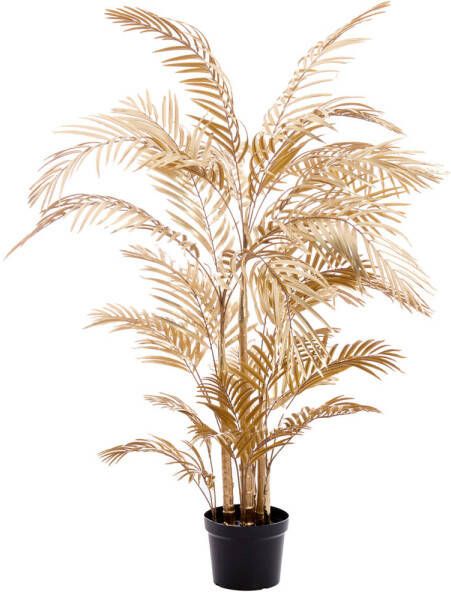 Light & Living Kunstplant Palm 135x145x135cm Goud