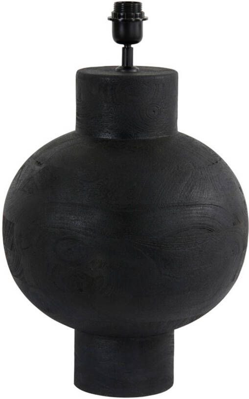 Light & Living Light&living Lampvoet Ø33x55 cm BARUMI hout mat zwart
