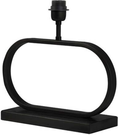 Light & Living Tafellamp Jamiro 37cm Mat Zwart (excl. kap)