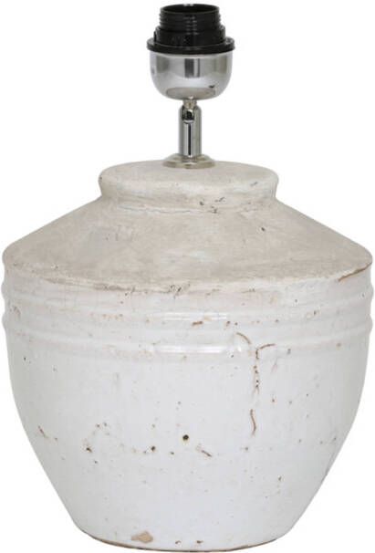 Light & Living Light&living Lampvoet Ø25x35 cm TOBA medium antiek wit