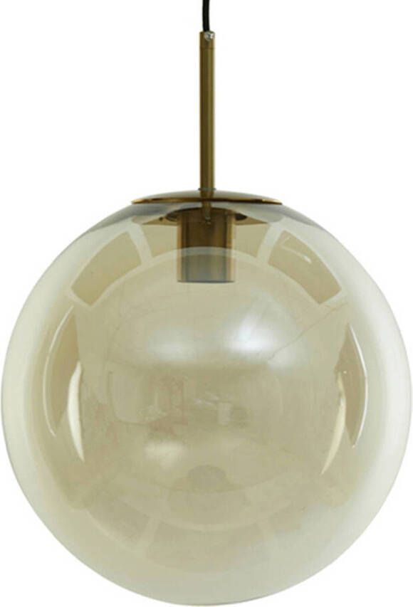 Light & Living Light and Living hanglamp brons glas 2958885