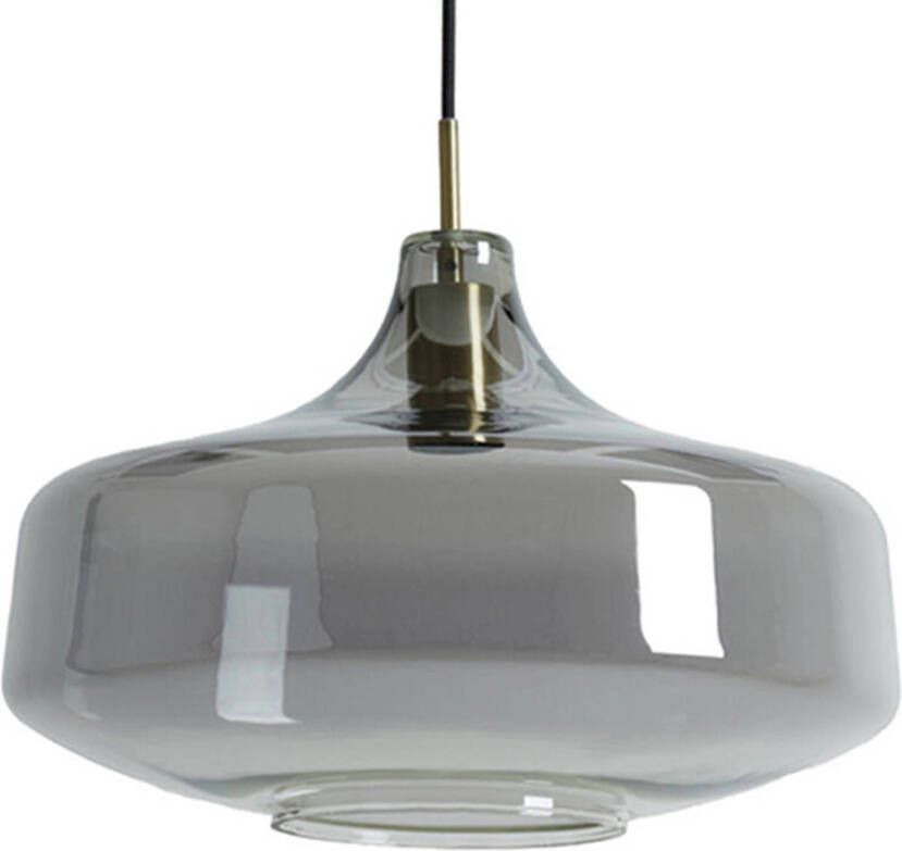Light & Living Light and Living hanglamp brons glas 2969212