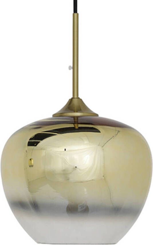 Light & Living Light and Living hanglamp goud glas 2952285