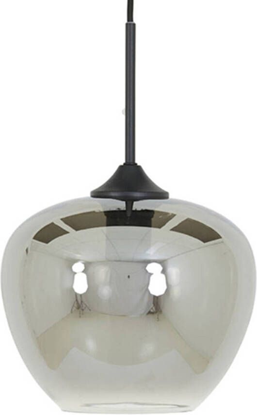 Light & Living Light and Living hanglamp zwart glas 2952212