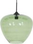 Light & Living hanglamp Ø40x34 cm MAYSON mat zwart+glas groen - Thumbnail 2