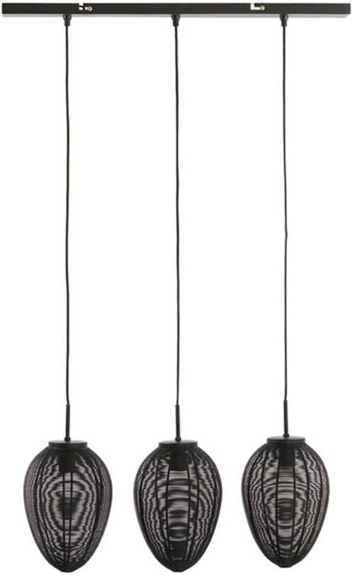 Light & Living Light and Living hanglamp zwart metaal 2969812