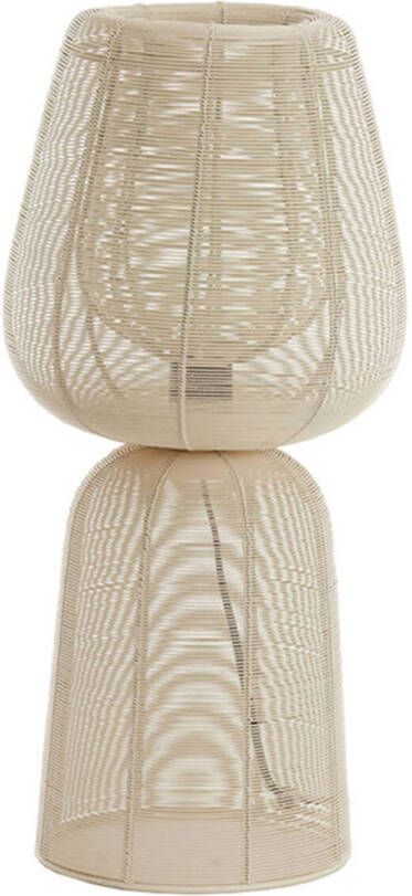 Light & Living Light and Living tafellamp beige metaal 1883443