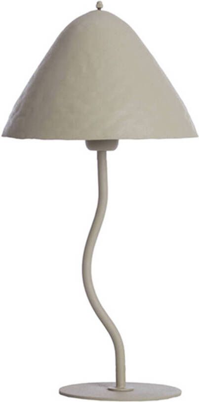 Light & Living Light and Living tafellamp beige metaal 1884427