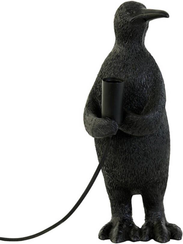 Light & Living Light&Living Tafellamp E14 16x13x34 cm PENGUIN mat zwart