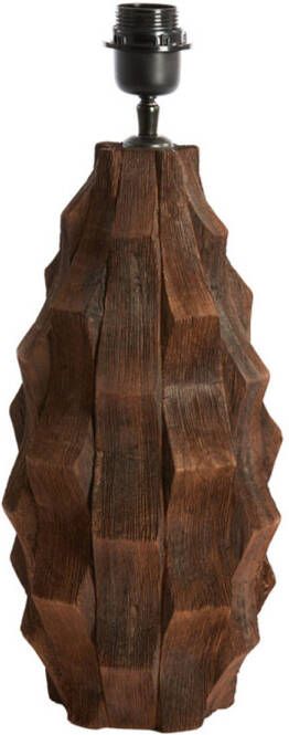 Light & Living Light&living Lampvoet Ø20x38 cm TAKABE hout chocolade bruin