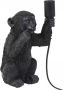 Light & Living Tafellamp Monkey Zwart 20x19 5x34cm Bohemian Woonkamer Slaapkamer - Thumbnail 2