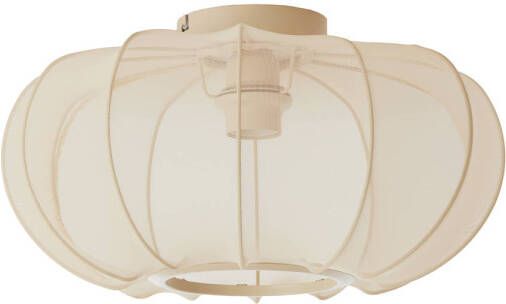 Light & Living Plafonnière Plumalia Ø40x21cm Beige