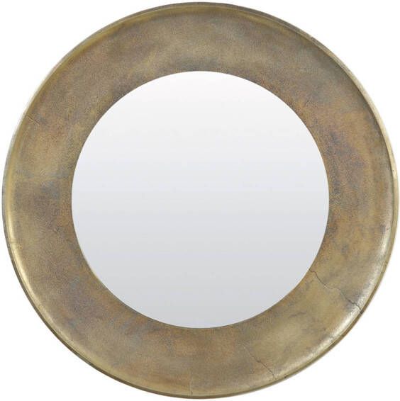 Light & Living Spiegel Sana Ø88cm antiek brons Goud Rond