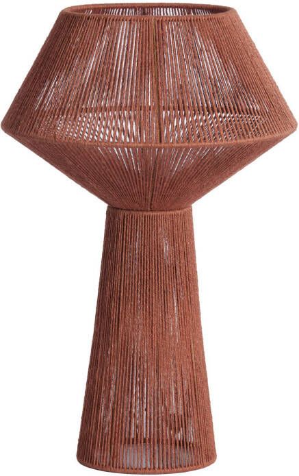 Light & Living Tafellamp Fugia Ø36x57cm Rood