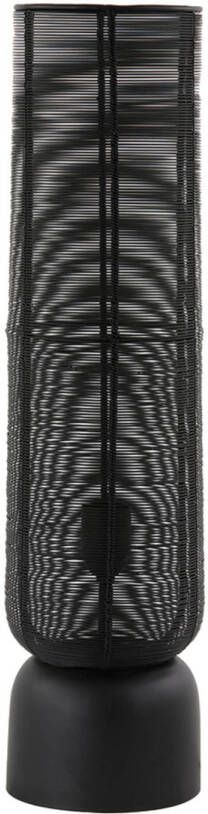 Light & Living Tafellamp Lezuza 15.5x15.5x60.5cm Zwart
