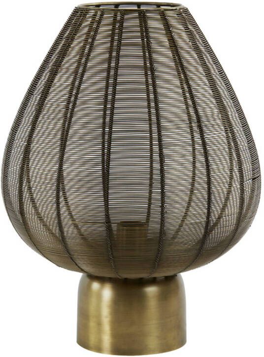 Light & Living Tafellamp 'Suneko' 46cm hoog kleur Antiek Brons