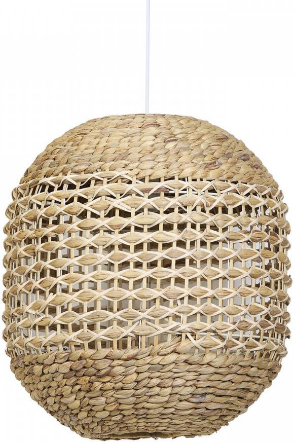 Light & Living Tripoli Hanglamp Rotan Naturel Wit Ø42x47cm - Foto 2