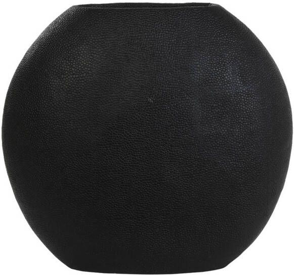 Light & Living Vaas Rayskin Zwart 49.5x20x45cm Modern - Foto 3