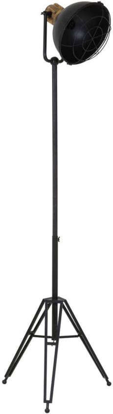 Light & Living Vloerlamp YURI driepoot 54x44 5x120-200 cm antiek zwart