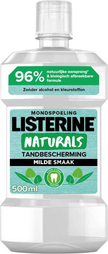 Listerine Naturals Tandbescherming Milde Smaak 500ML