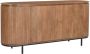 Livingfurn Dressoir Noor Natural 170cm Mangohout Gecoat Staal - Thumbnail 1